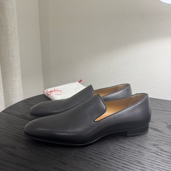 Christian Louboutin Other - Christian Louboutin Dandelion Loafer Dress Shoe Leather Black 41